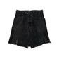 “Frayline” Denim Wrap Skirt