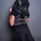 “Frayline” Denim Wrap Skirt