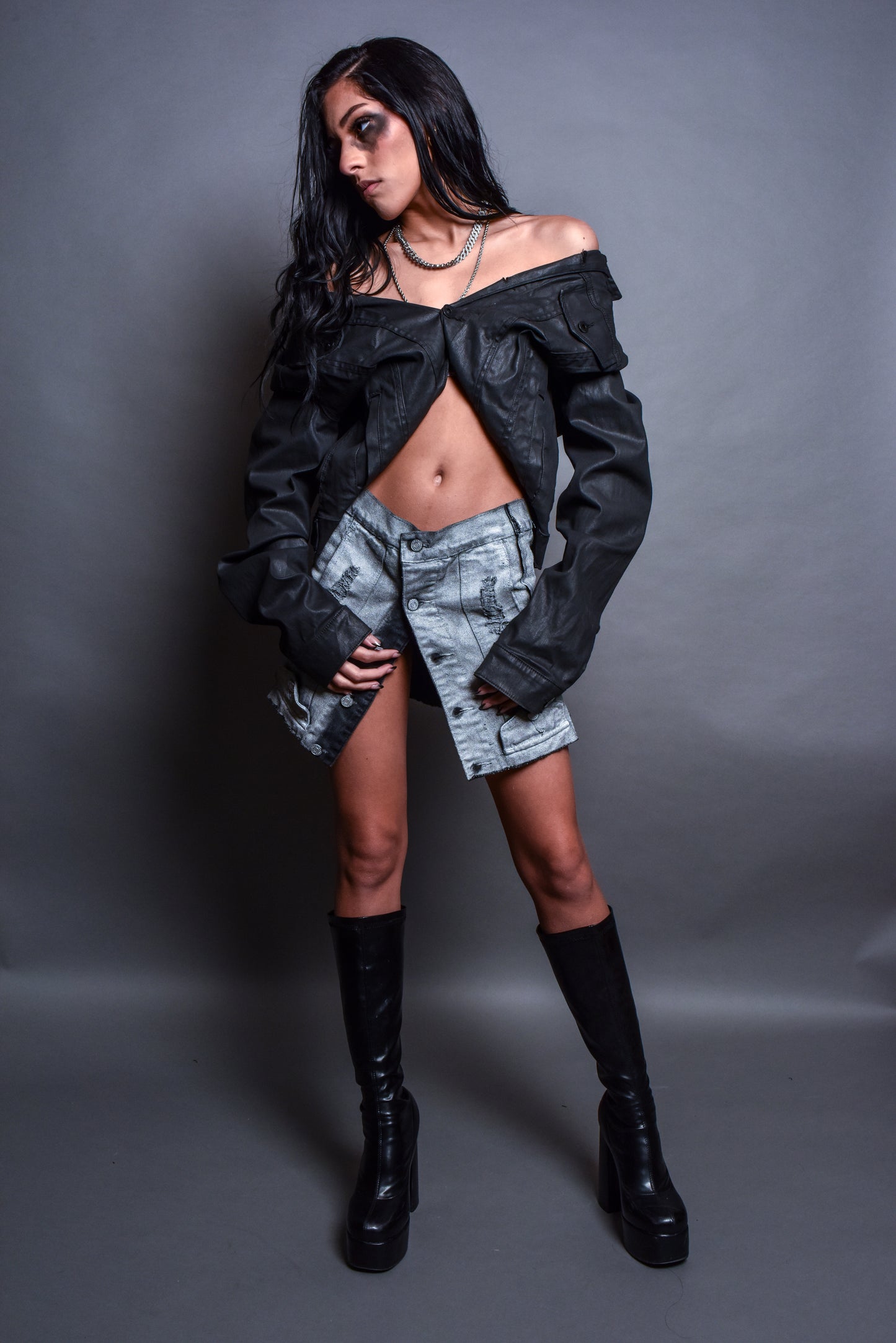 “Metallic Redux” Skirt