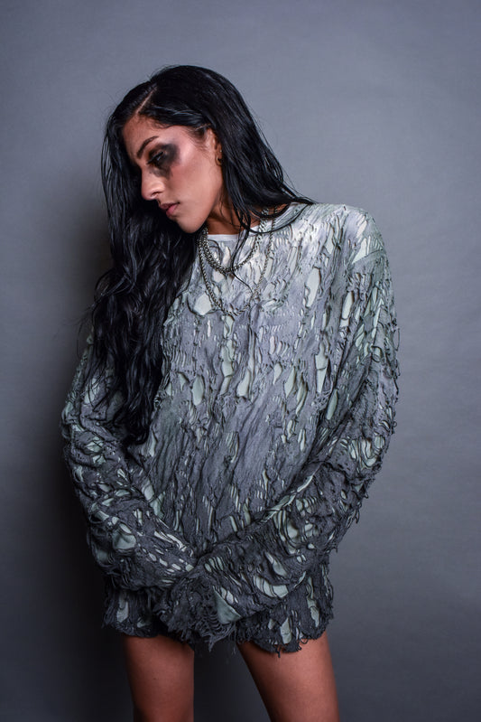 “Torn Fade” long sleeve