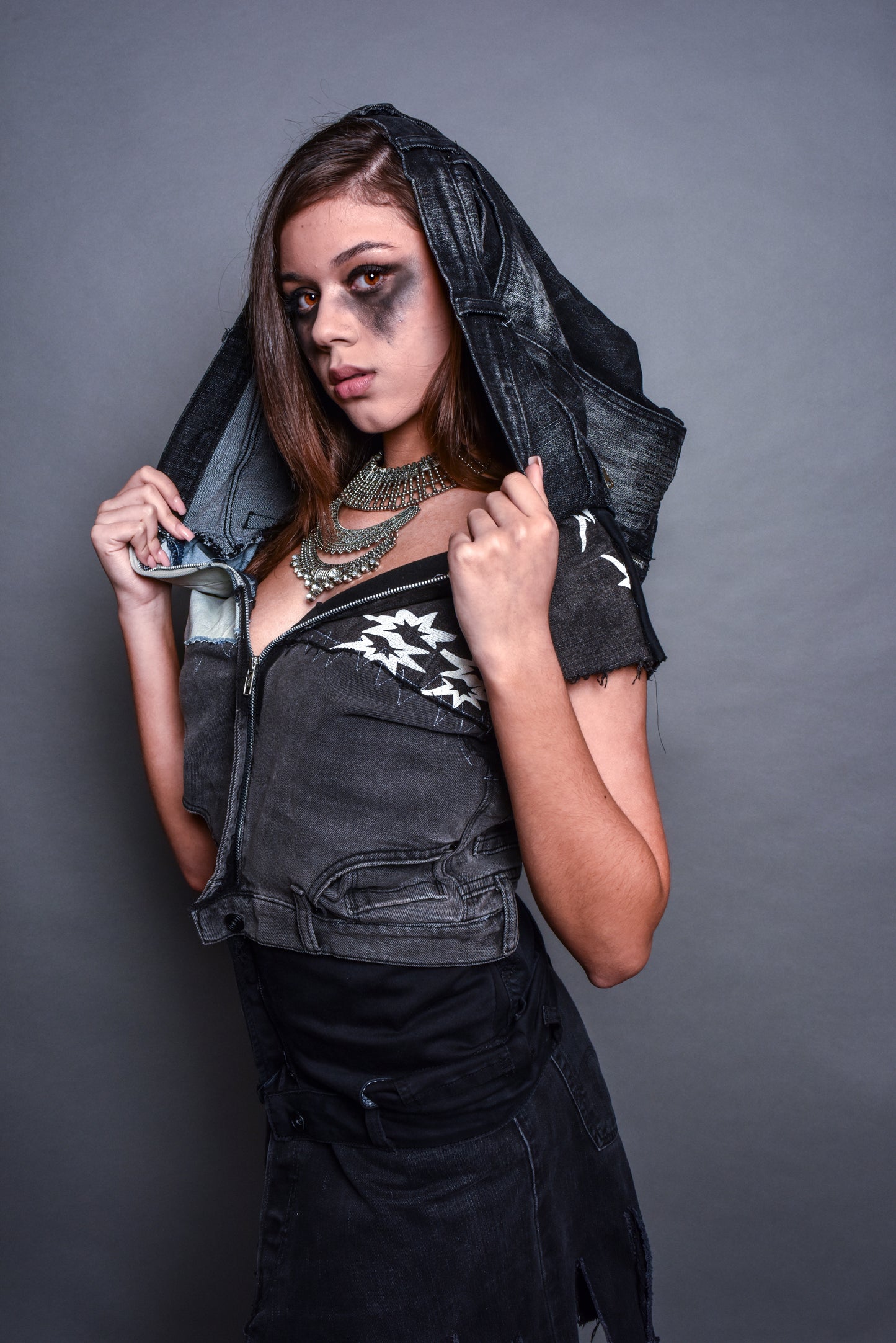 “Upsidedown” Denim Jacket