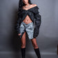 “Metallic Redux” Skirt
