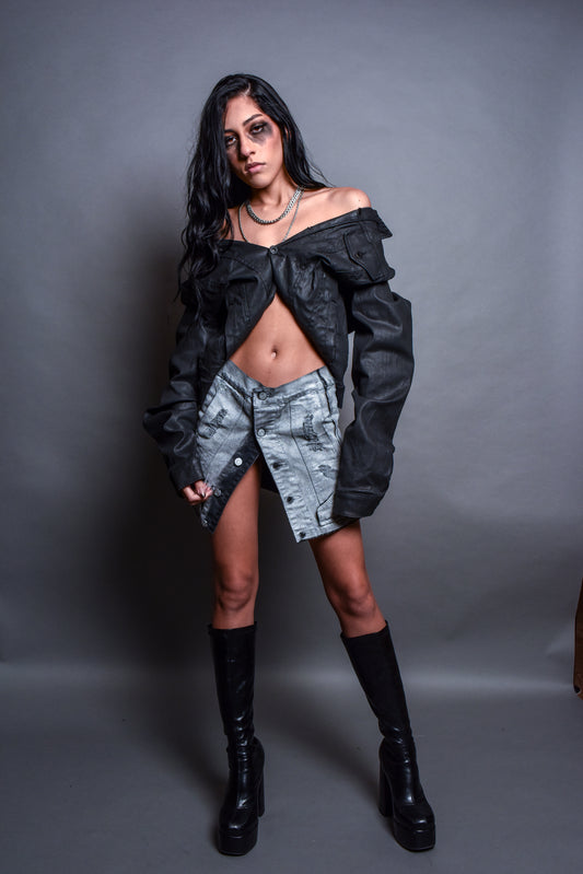 “Metallic Redux” Skirt