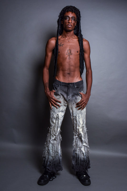 “Frayed Ombre” Denim