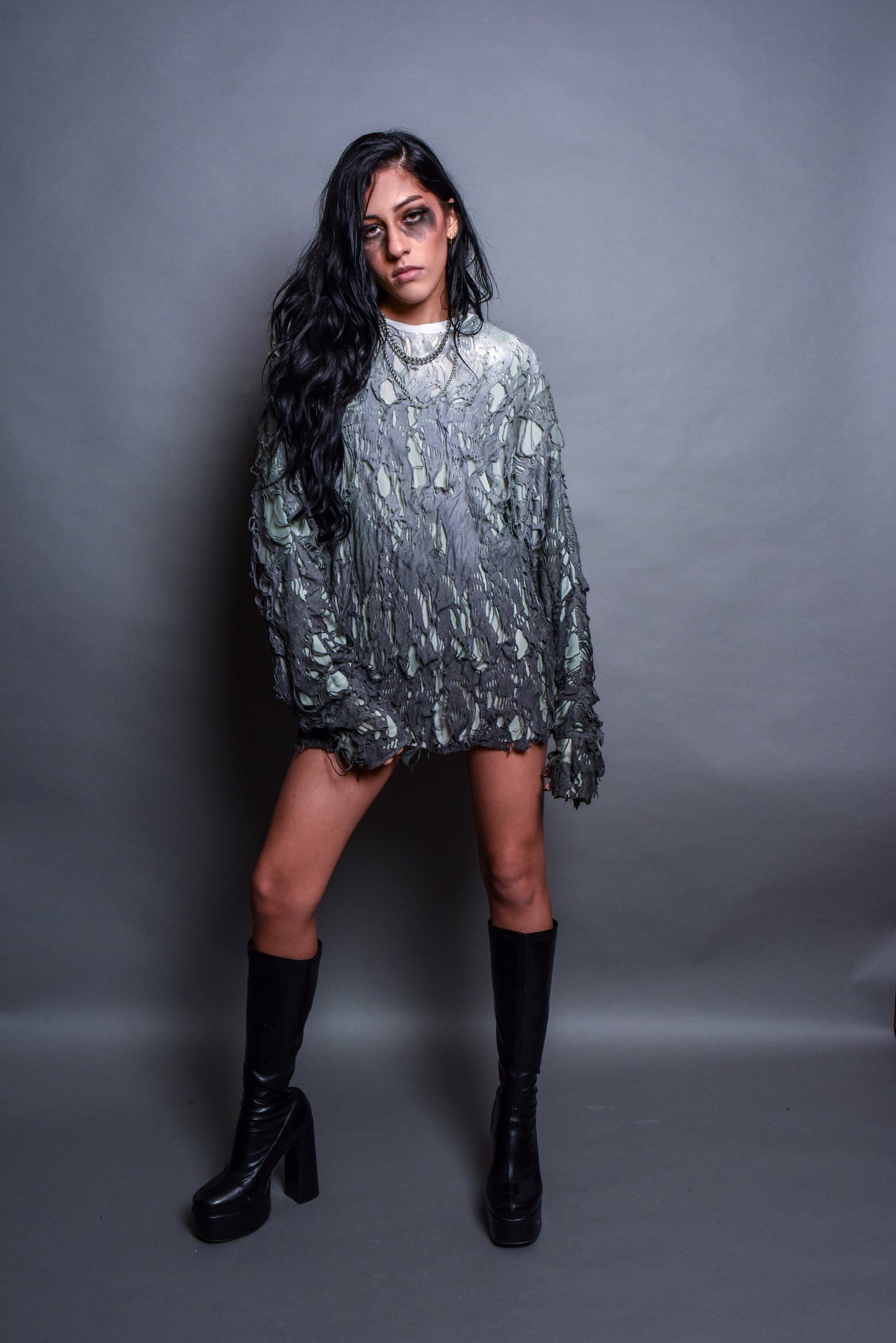 “Torn Fade” long sleeve