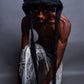 “Ruin Drape” Denim Durag/Top