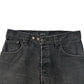 “Frayline” Denim Wrap Skirt