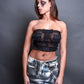 “Obsidian veil” Mesh Top