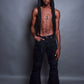 “Ruin Drape” Denim Durag/Top