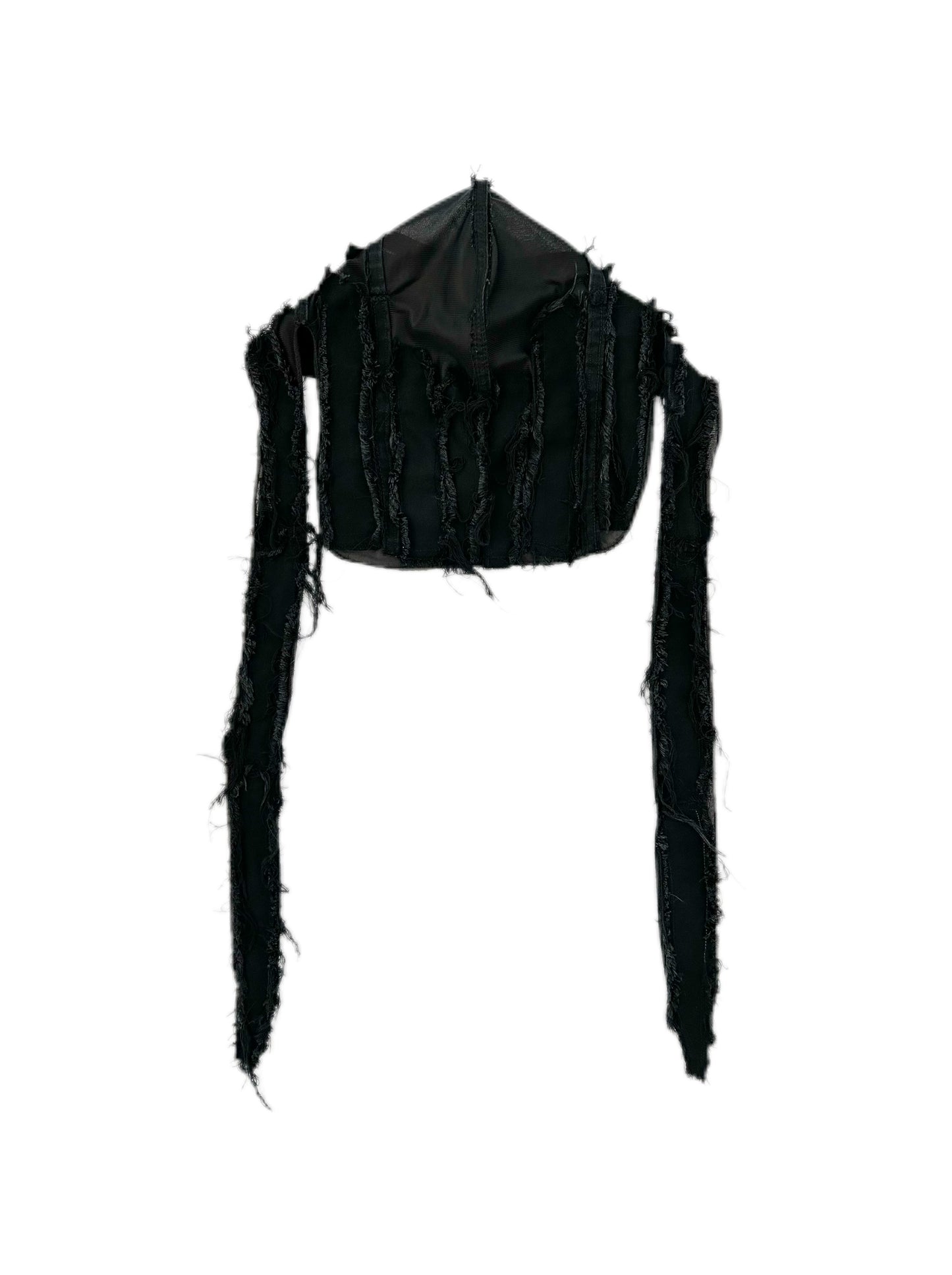 “Ruin Drape” Denim Durag/Top